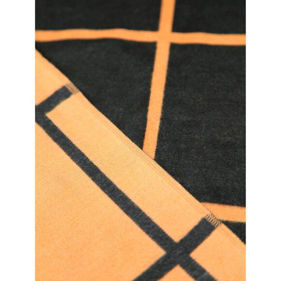 Women Shawl Wrap Poncho Cape Open Front Cardigan Fall Winter Black Sandstone - Picture 5 of 5